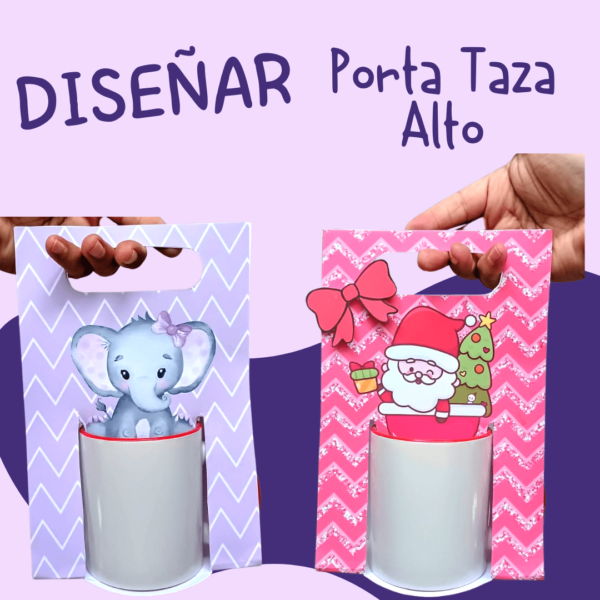 PortaTaza Alto