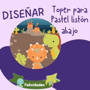 Toper para Pastel Liston abajo