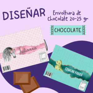 Envoltura para chocolate en barra 20-25 gr