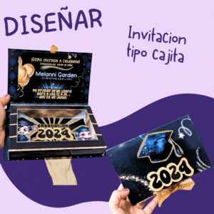 Invitación tipo cajita