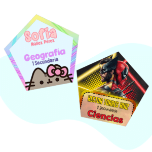 Etiqueta Pentagono