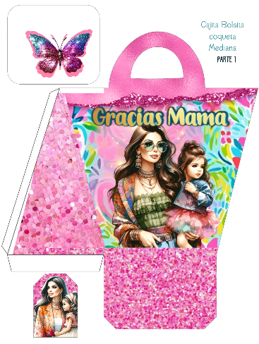 Bolsita para mamá rosa