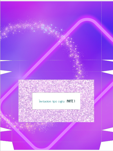 Invitación tipo cajita