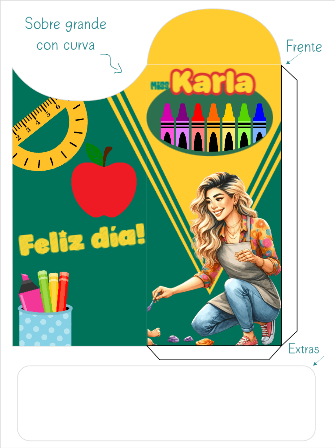 Sobre para maestra