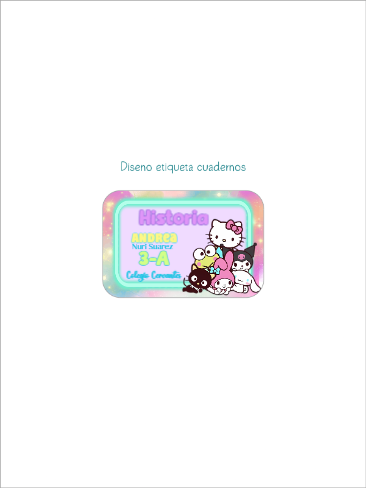 Eti Cuaderno Sanrio