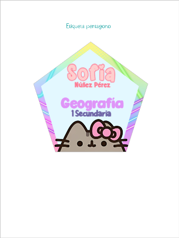 Eti Pentagono Pusheen