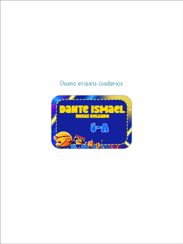 Eti Cuaderno Mi Villano F