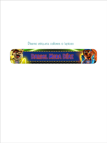 Colores Paw Patroll