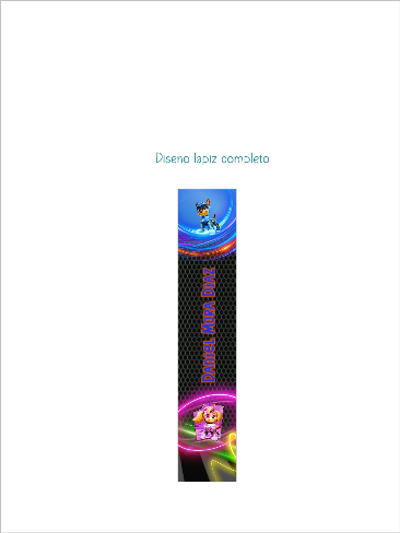 Lapiz Paw Patroll