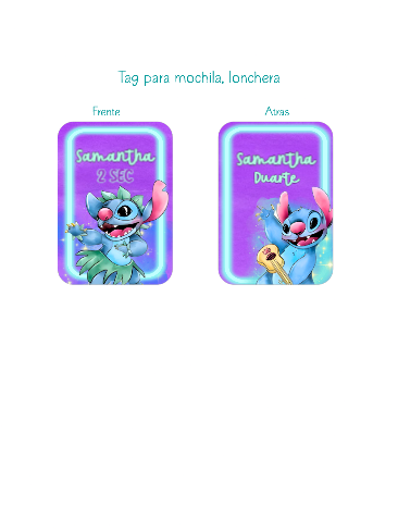Identificador Stitch