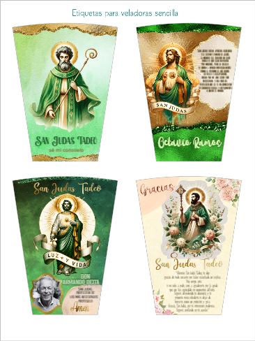 Etiquetas de san Judas