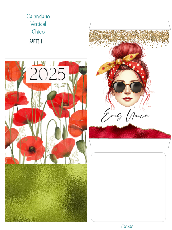 Calendario 5 Flores