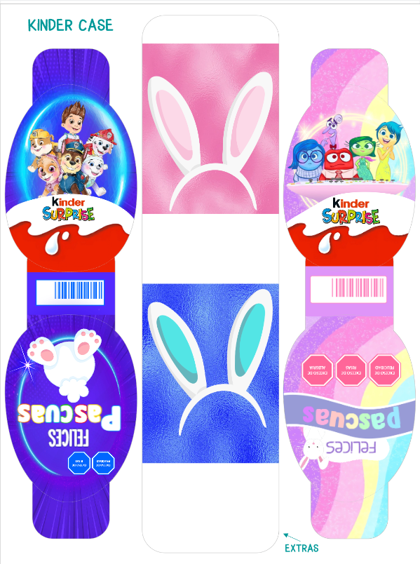 Kinder case paw patroll e