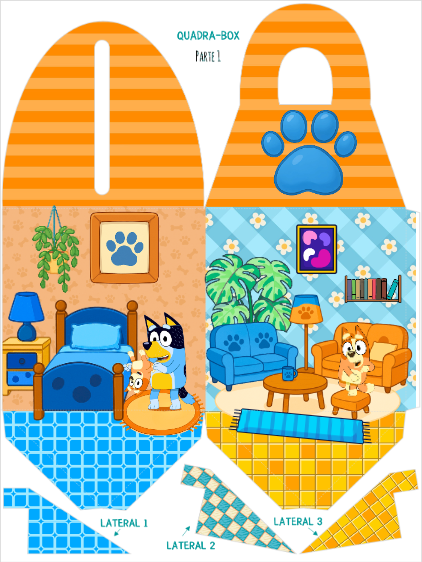 Caita Bluey y sus amigos