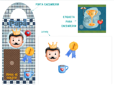 PORTA ENCENDEDOR PAPÁ 2