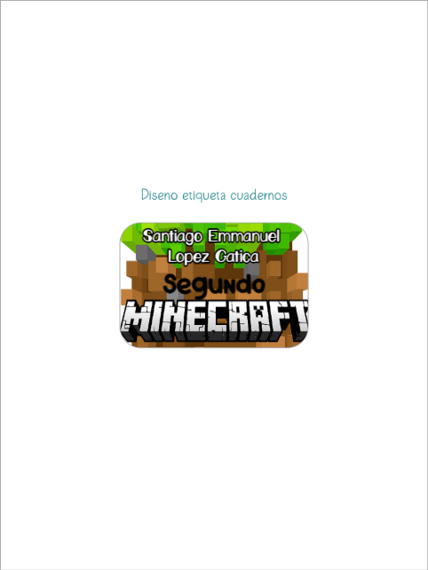 etiqueta minecraft