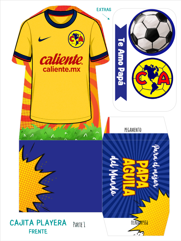 Playerita America papá