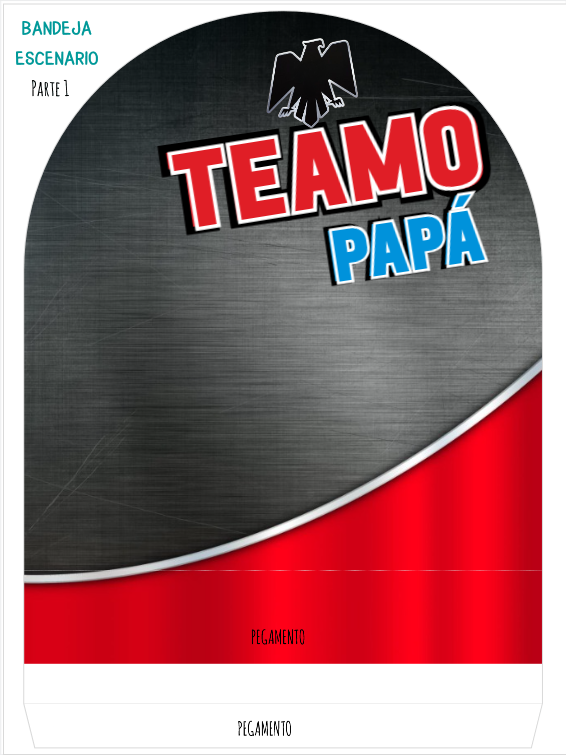 Bandeja Tecate papá
